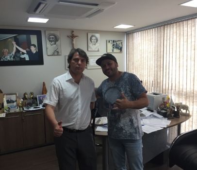 Vereador Alan Tatoo visita Anibelli Neto