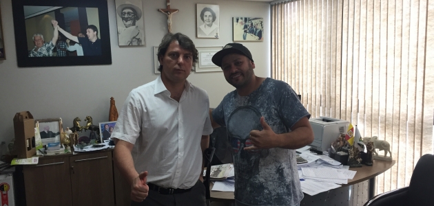 Vereador Alan Tatoo visita Anibelli Neto