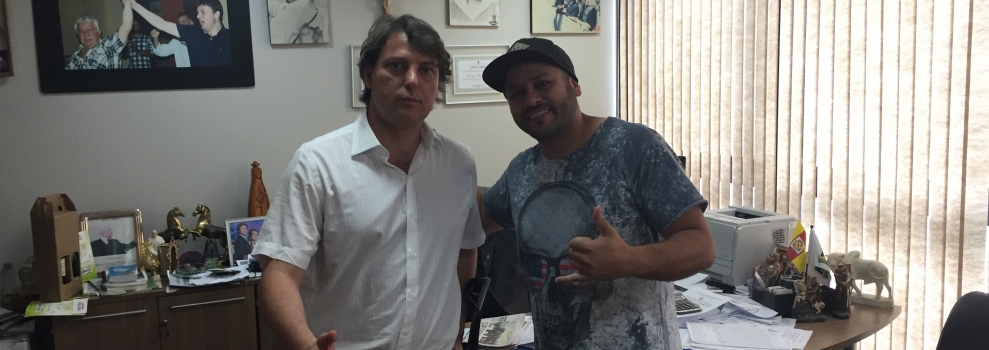 Vereador Alan Tatoo visita Anibelli Neto