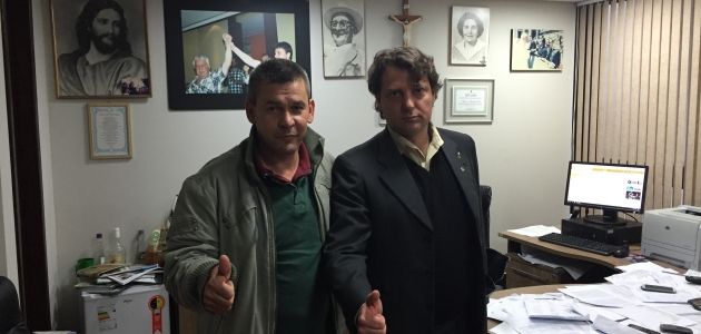 Professor Silberto visita Anibelli Neto