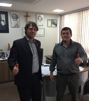 Prefeito de Quitandinha visita Anibelli Neto