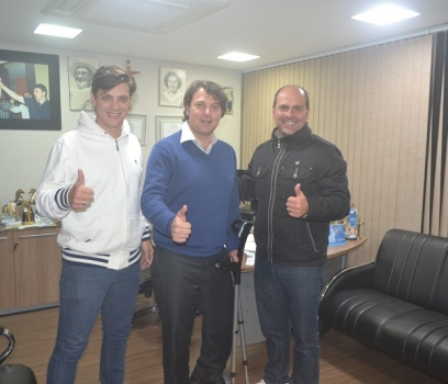 Vereador Paulo Cezar “Junior” e Samuel Tives visitam Anibelli Neto.