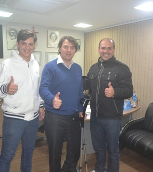 Vereador Paulo Cezar “Junior” e Samuel Tives visitam Anibelli Neto.