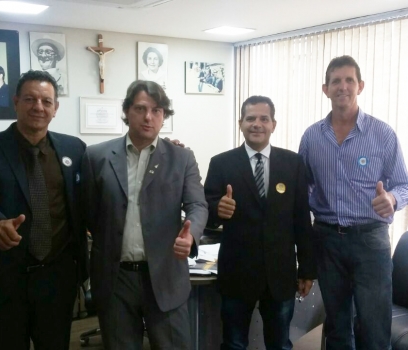 Visita do Prefeito e vice do Município de  Rio Bom