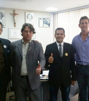 Visita do Prefeito e vice do Município de  Rio Bom