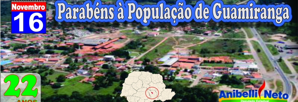 Parabéns à População de Guamiranga.