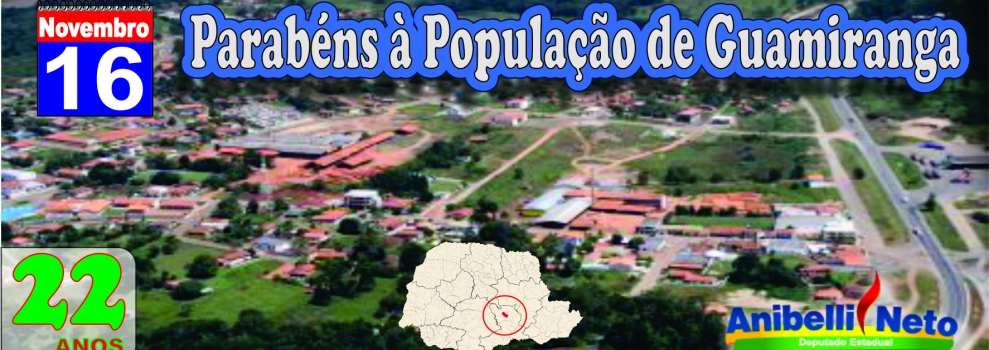 Parabéns à População de Guamiranga.