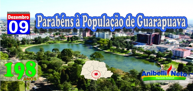 Parabéns à População de Guarapuava