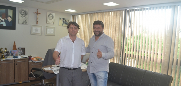 Prefeito Luciano Dias visita Anibelli Neto