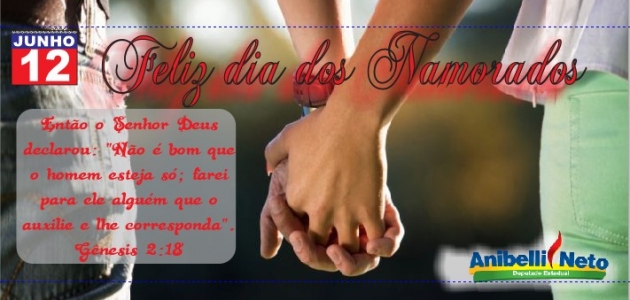 Feliz dia dos Namorados