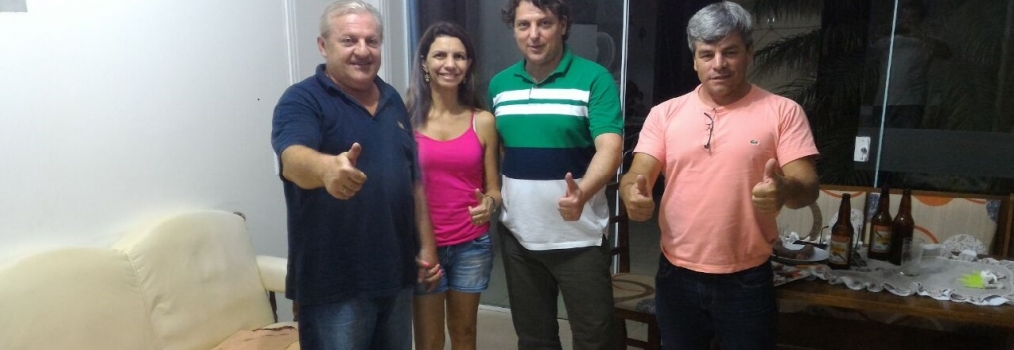 Anibelli visita o amigo Jair Morgan de Nova Prata do Iguaçu