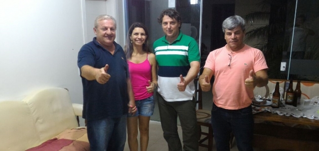 Anibelli visita o amigo Jair Morgan de Nova Prata do Iguaçu