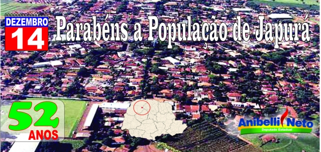 Parabéns Japurá
