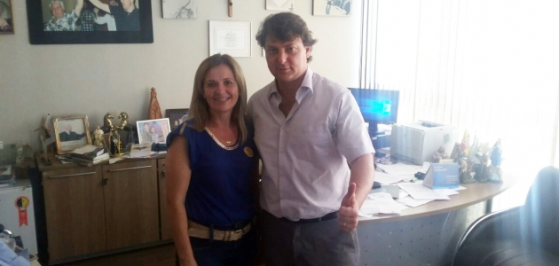Vereadora Jucelia Tureck visita o Deputado Anibelli Neto