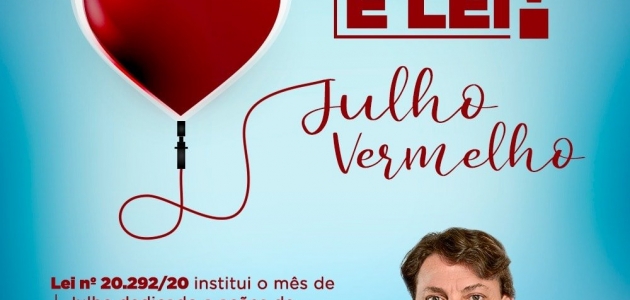 Julho Vermelho: proposta de Anibelli Neto agora é lei