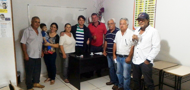 Anibelli visita companheiros peemedebistas de Jardim Alegre