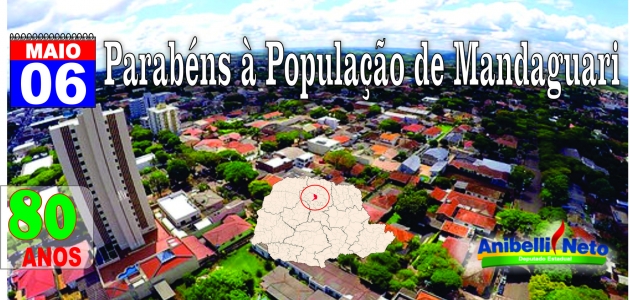 Parabéns à População de Mandaguari