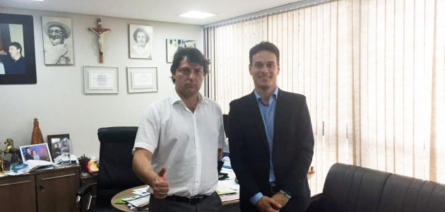 Deputado Anibelli Neto recebe a visita de representante da Secretaria Nacional da Juventude.