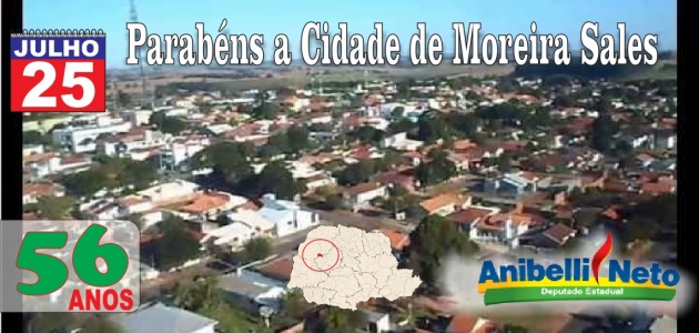 Parabéns Moreira Sales