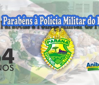 Parabéns à Polícia Militar do Paraná 164 Anos.