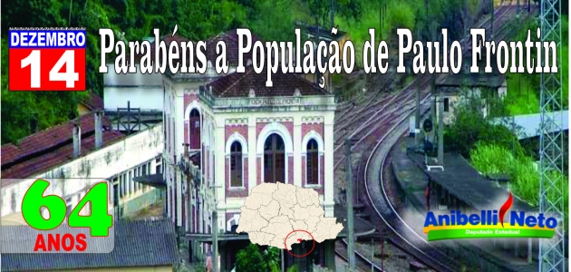 Parabéns Paulo Frontin