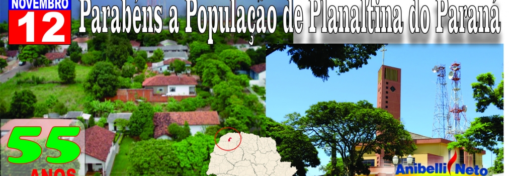 Parabéns Planaltina do Paraná