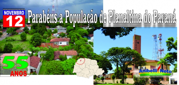 Parabéns Planaltina do Paraná