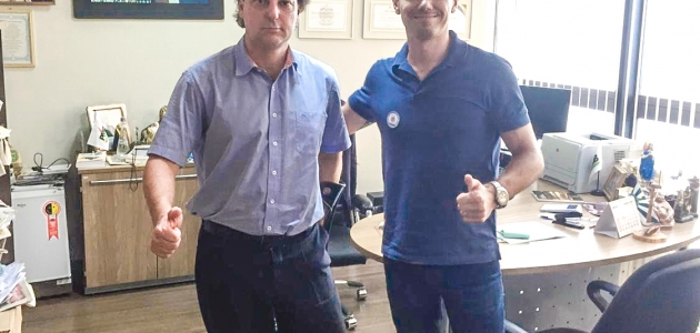 Anibelli Neto recebe visita do presidente do MDB de Pontal do Paraná