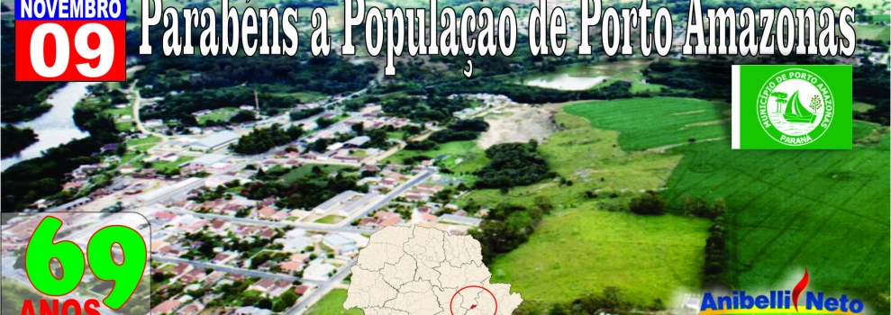 Parabéns Porto Amazonas