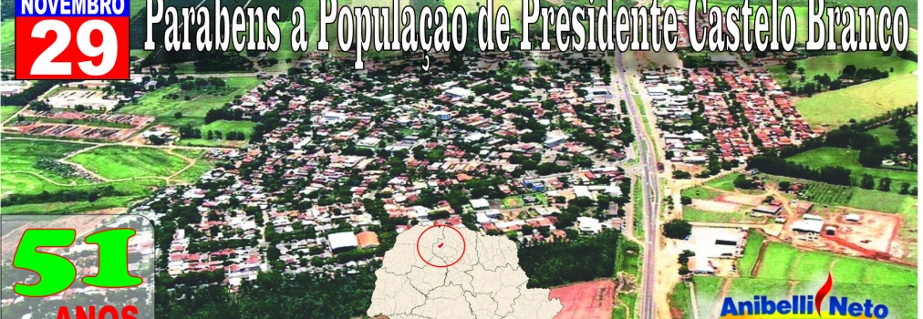 Parabéns Presidente Castelo Branco