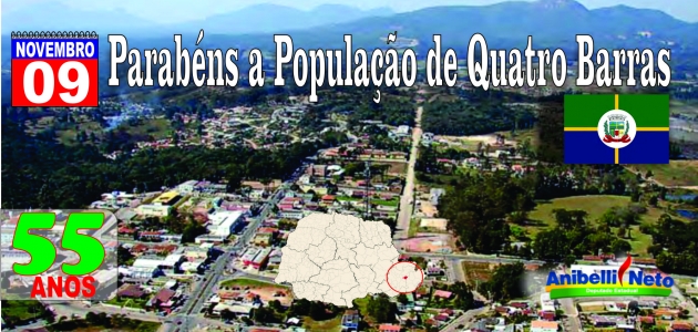 Parabéns Quatro Barras