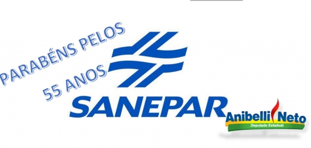 Parabéns a Sanepar pelos 55 anos