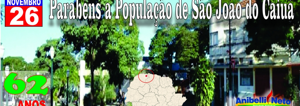 Parabéns São João do Caiuá