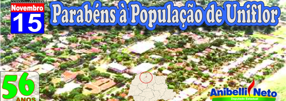 Parabéns à População de Uniflor